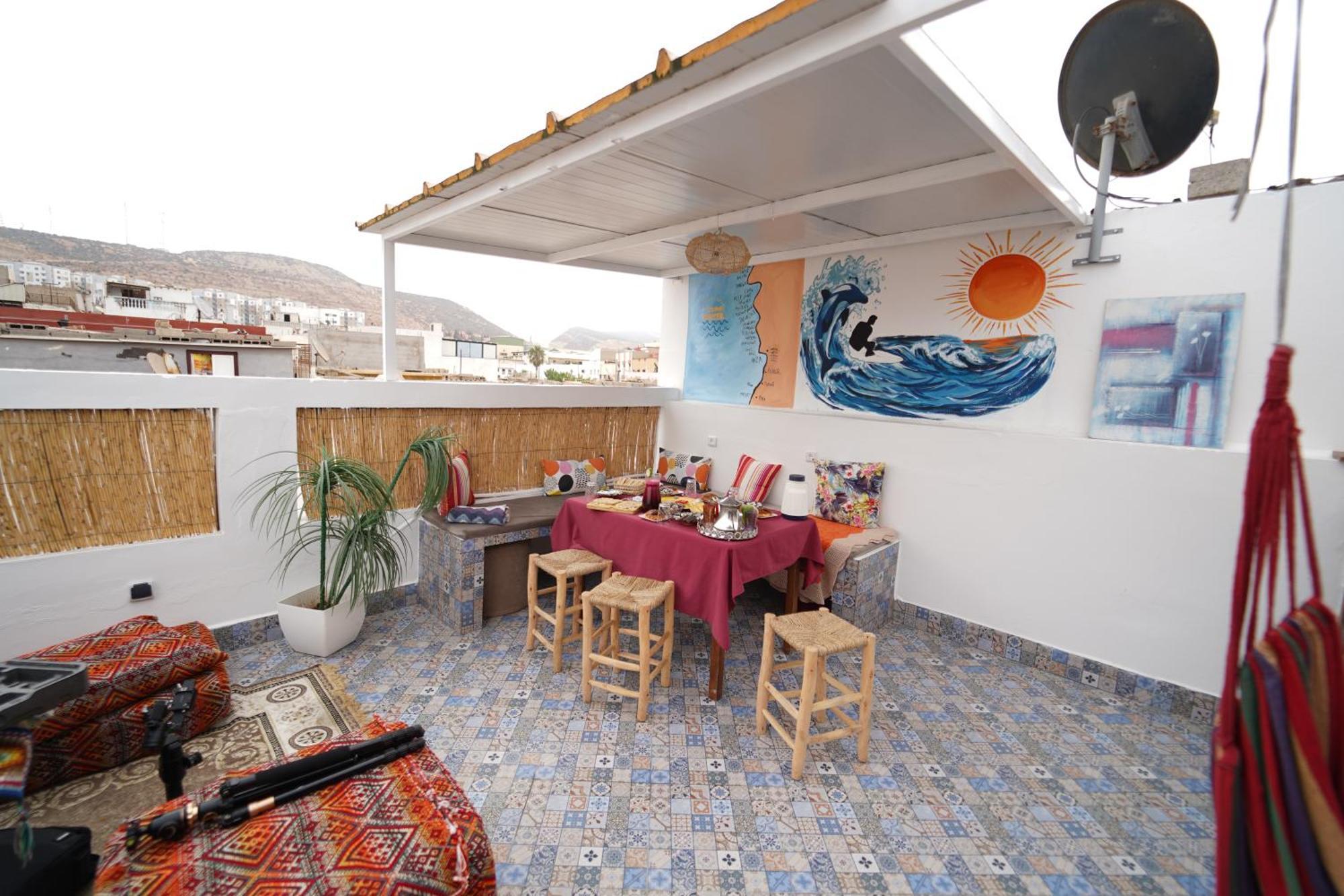 阿加迪尔Waves Hunter Surf House住宿加早餐旅馆 外观 照片